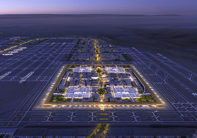 King Salman International Airport ... planned to be the largest in the world.